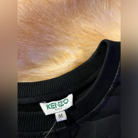 - Kenzo animal print sweatshirt size medium black cotton - Picture 4 of 6